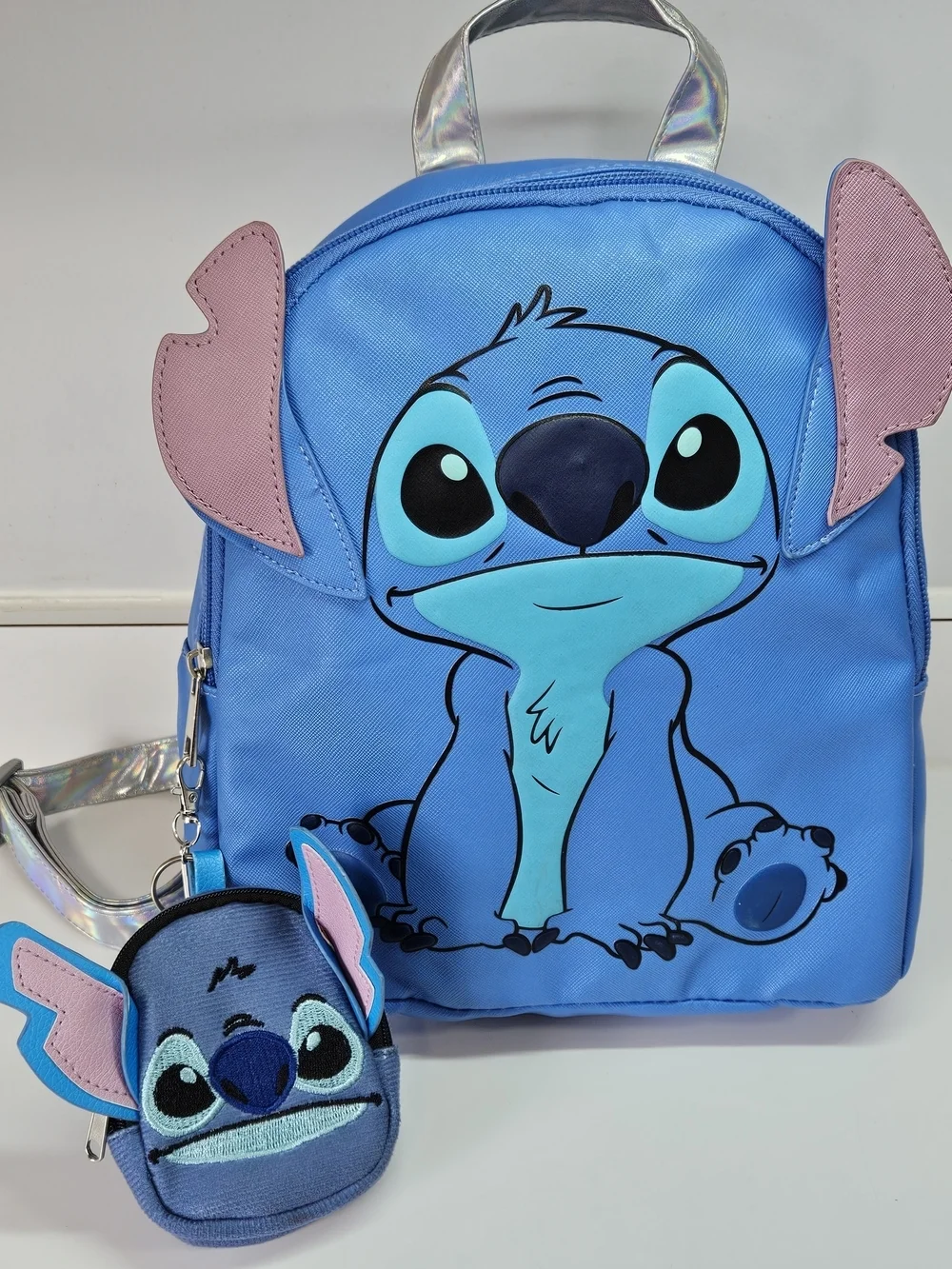 Disney Lilo & Stitch 3D Ears Mini Backpack & Hanging Pouch Set